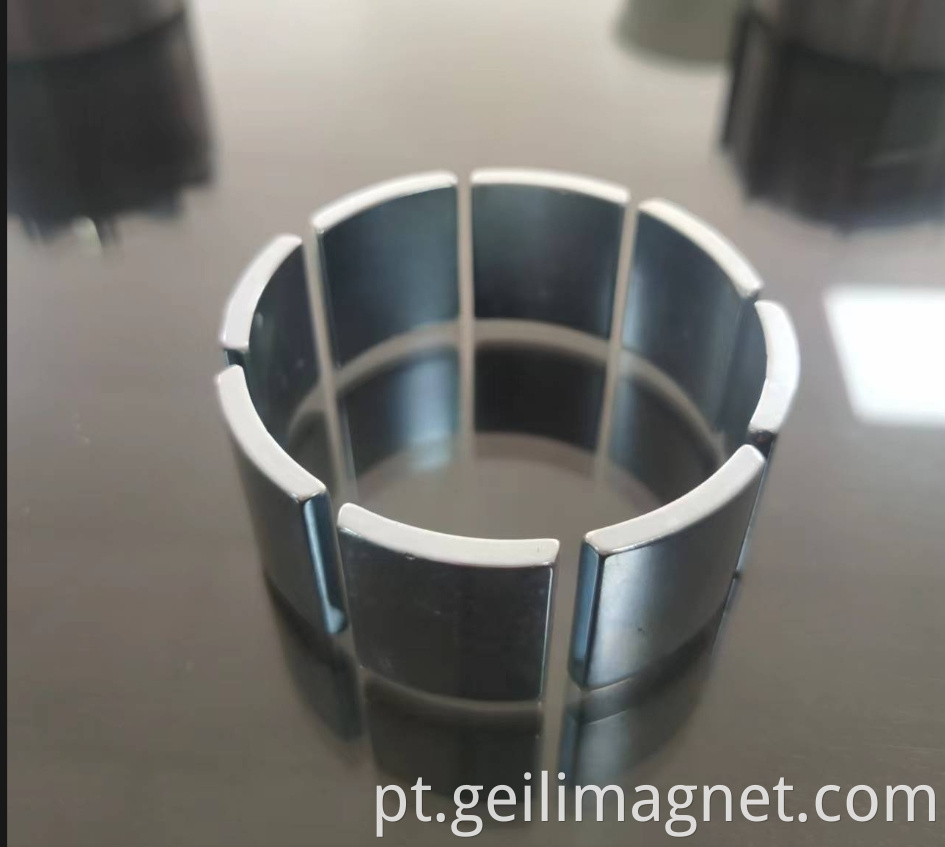 High Power Customized Size Arc Shaped Magnets